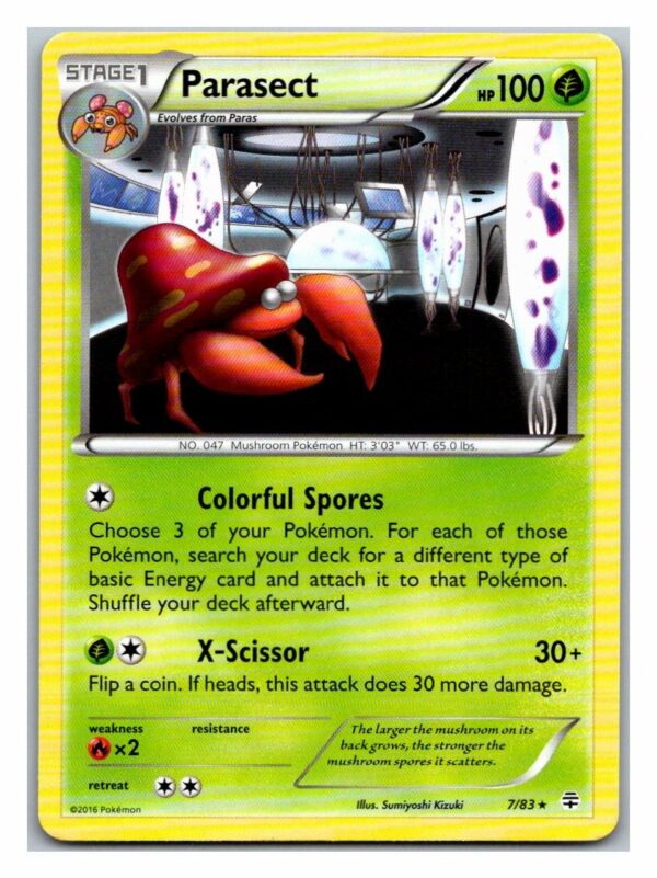 Parasect 7/83 Generations (Rare) (Exc Condition)