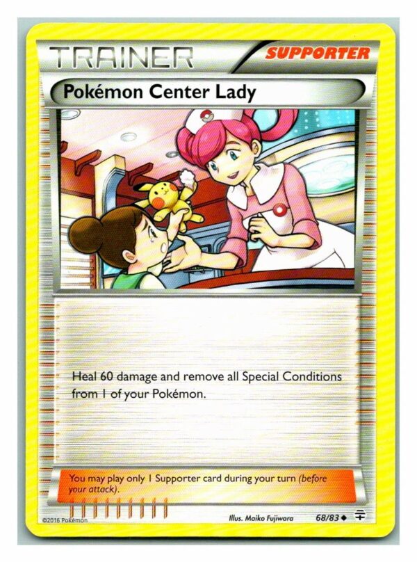Pokemon Center Lady 68/83 Generations (Uncommon) (Exc Condition)