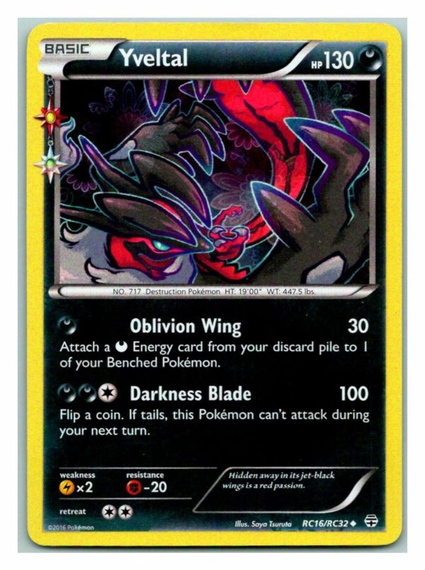 Yveltal RC16/RC32 Generations (Uncommon) (Exc Condition)