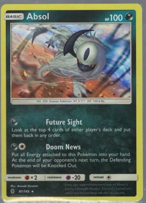 Absol 81/145 Guardians Rising (Holo) (Exc Condition)
