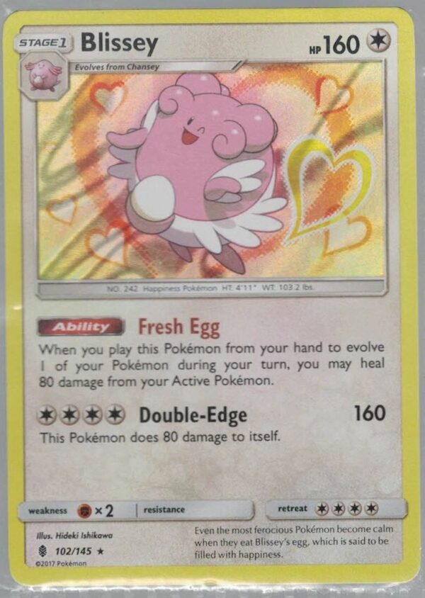 Blissey 102/145 Guardians Rising (Holo) (Exc Condition)