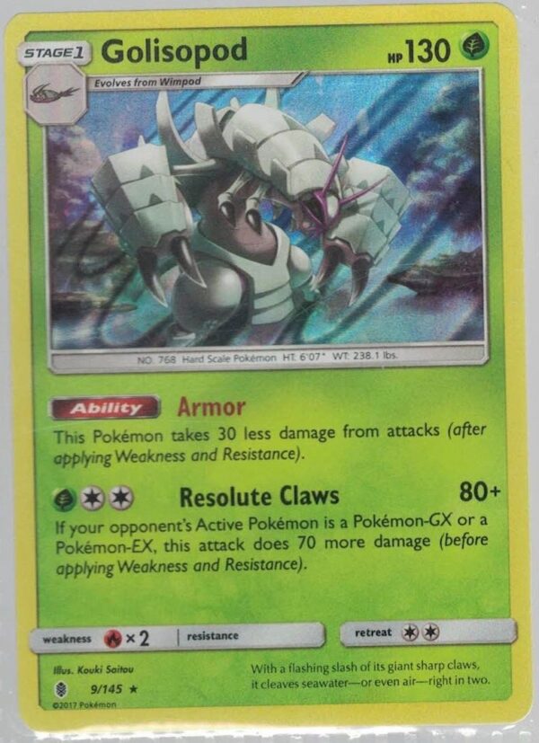 Golisopod 9/145 Guardians Rising (Holo) (Exc Condition)