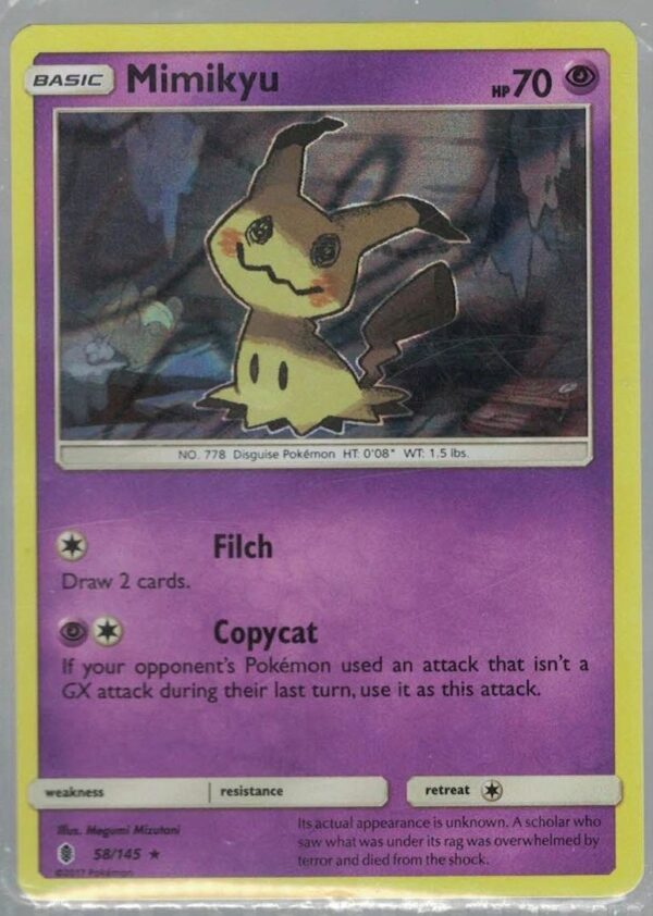 Mimikyu 58/145 Guardians Rising (Holo) (Exc Condition)