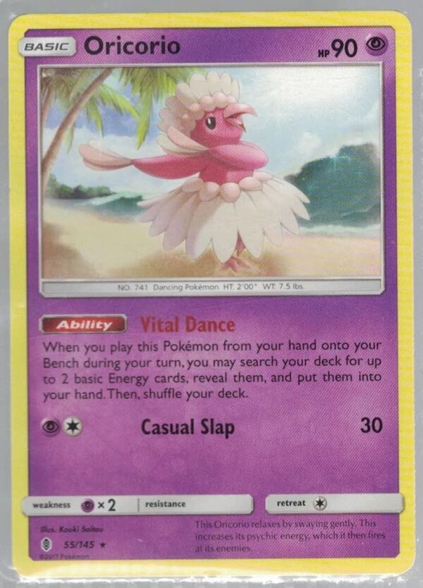 Oricorio 55/145 Guardians Rising (Rare) (Exc Condition)