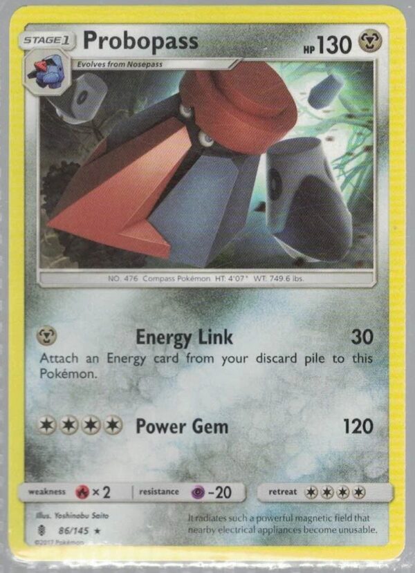 Probopass 86/145 Guardians Rising (Rare) (Exc Condition)