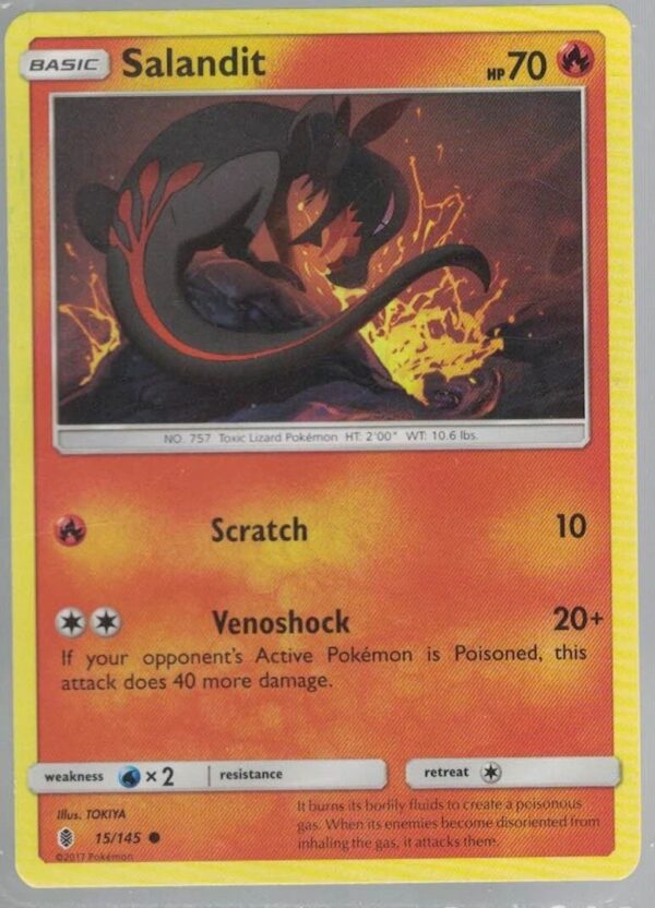 Salandit 15/145 Guardians Rising (Common) (Exc Condition)