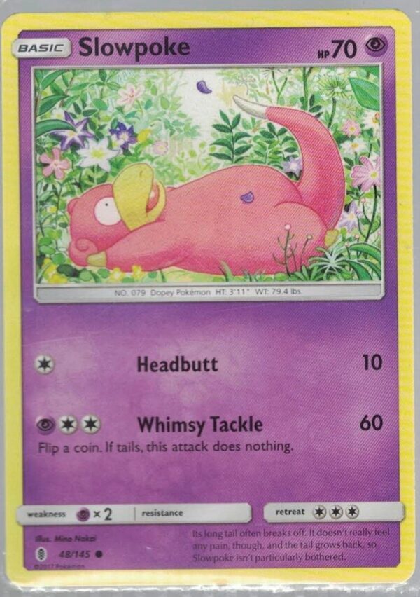 Slowpoke 48/145 Guardians Rising (Common) (Exc Condition)