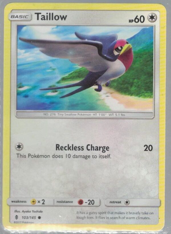 Taillow 103/145 Guardians Rising (Common) (Exc Condition)