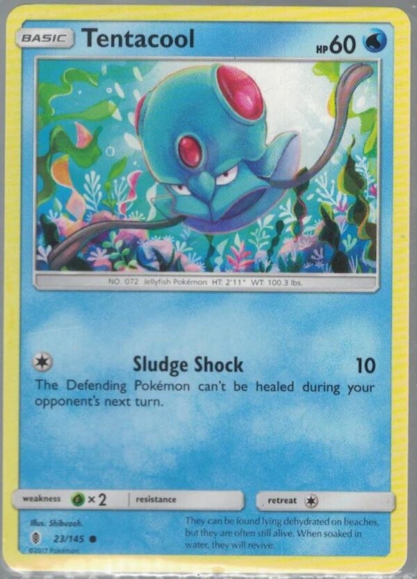 Tentacool 23/145 Guardians Rising (Common) (Exc Condition)