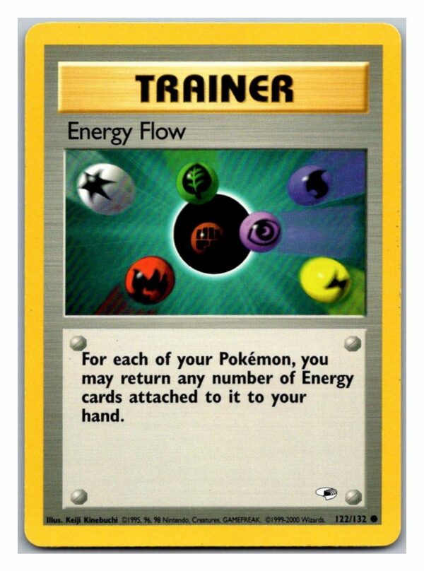 Energy Flow 122/132 Gym Heroes (Common) (Unlimited Played Condition)