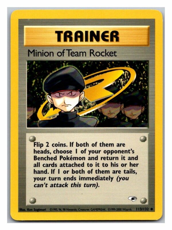 Minion of Team Rocket 113/132 Gym Heroes (Uncommon) (Unlimited Excellent Condition)