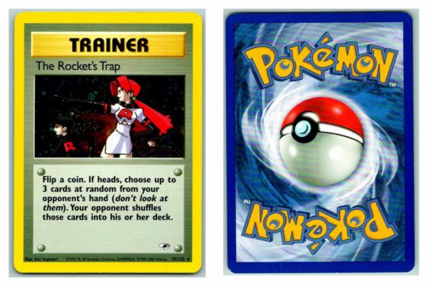 The Rocket's Trap 19/132 Gym Heroes (Holo) (Excellent Condition)