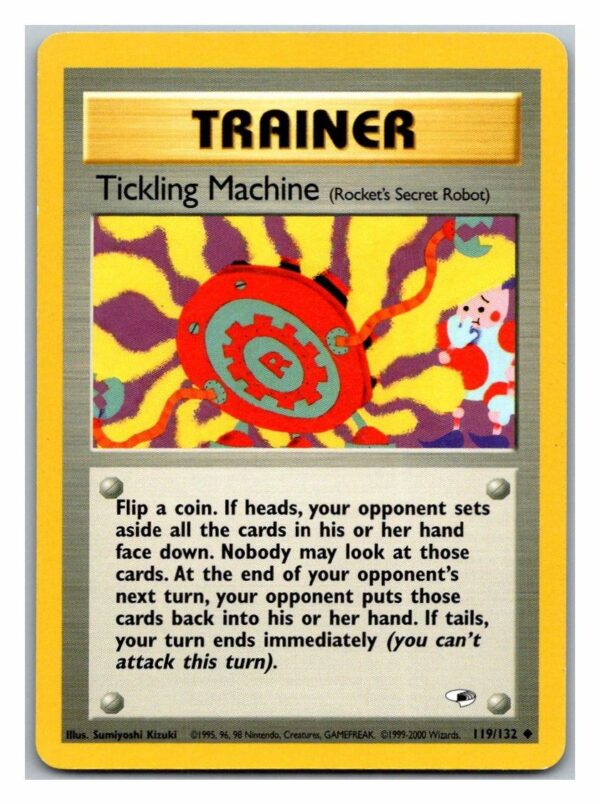 Tickling Machine 119/132 Gym Heroes (Uncommon) (Unlimited Excellent Condition)