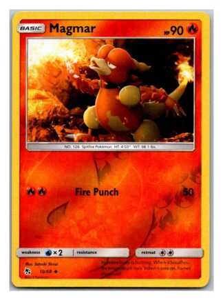 Magmar 10/68 Hidden Fates (Reverse Holo) (Exc Condition)