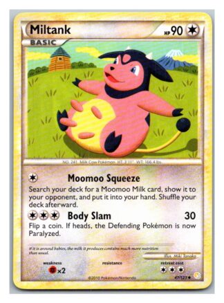 Miltank 47/123 HeartGold SoulSilver (Uncommon) (Exc Condition)