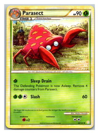 Parasect 48/123 HeartGold SoulSilver (Uncommon) (Exc Condition)