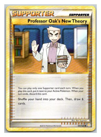 Professor Oak's New Theory 101/123 HeartGold SoulSilver (Uncommon) (Exc Condition)