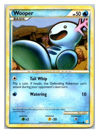 Wooper 88/123 HeartGold SoulSilver (Common) (LP Condition)