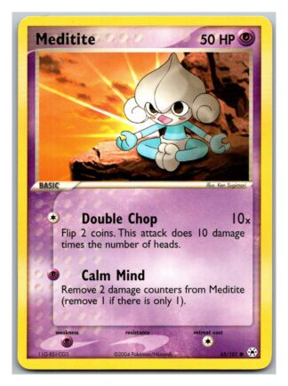Meditite 65/101 Hidden Legends (Common) (Exc Condition)