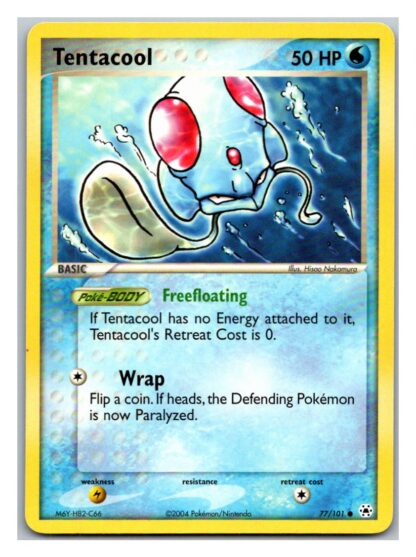 Tentacool 77/101 Hidden Legends (Common) (P Condition)