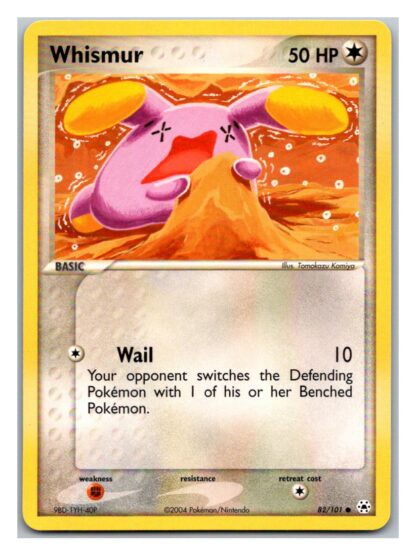 Whismur 82/101 Hidden Legends (Common) (P Condition)
