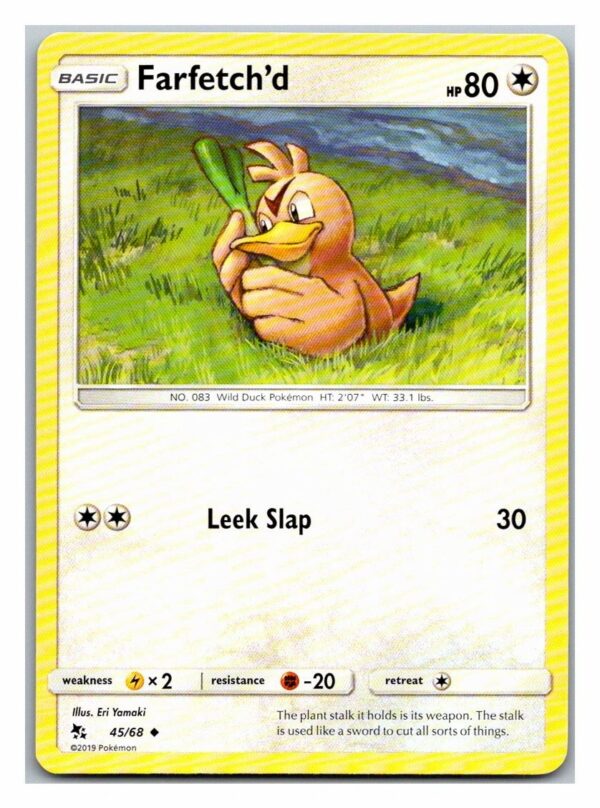 Farfetch'd 45/68 Hidden Fates (Uncommon) (Exc Condition)
