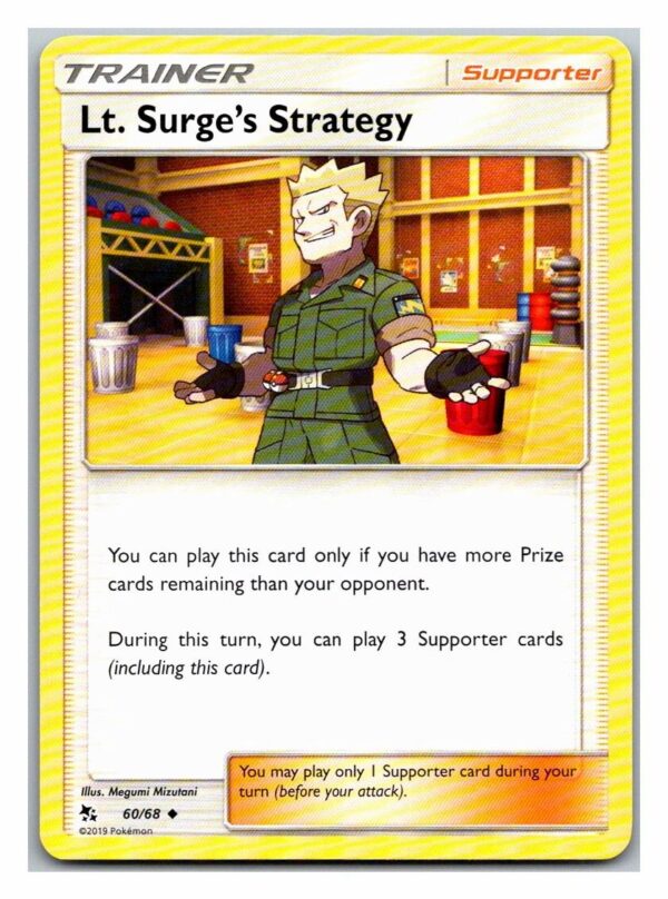 Lt. Surge's Strategy 60/68 Hidden Fates (Uncommon) (Exc Condition)