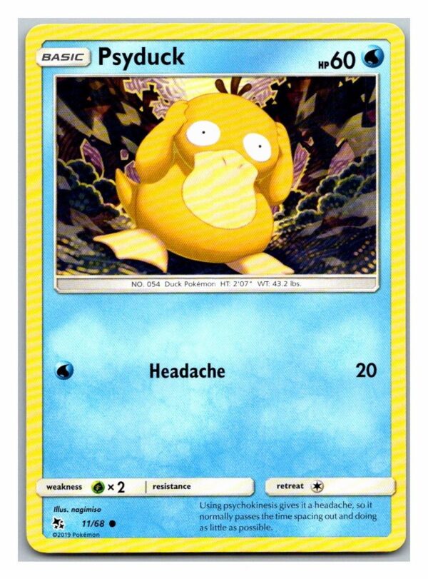 Psyduck 11/68 Hidden Fates (Common) (Exc Condition)