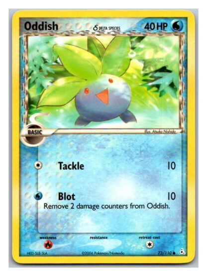 Oddish 73/110 EX Holon Phantoms (Common) (Exc Condition)