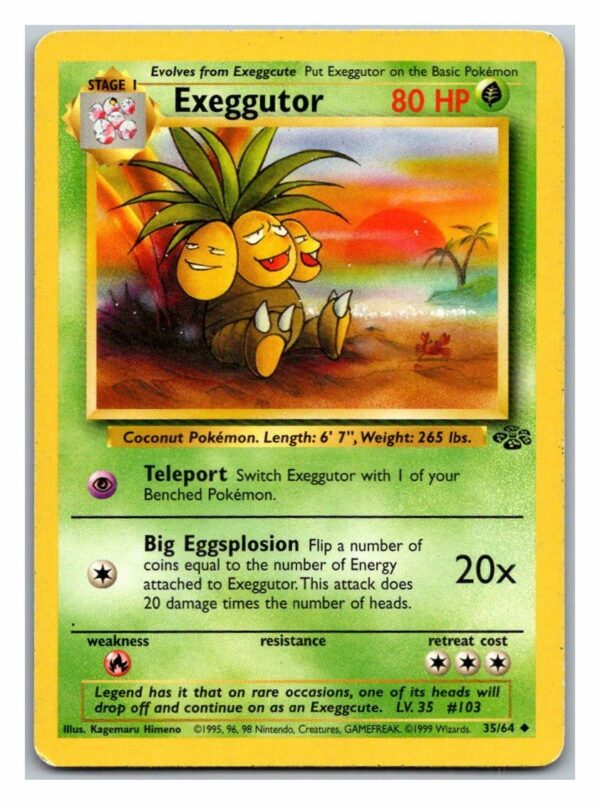 Exeggutor 35/64 Jungle (Uncommon) (Unlimited LP Condition)