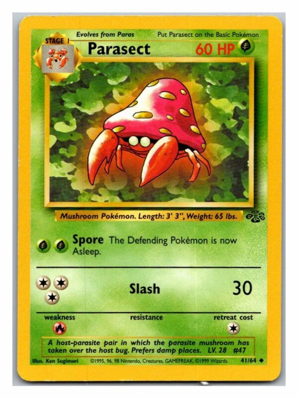 Parasect 41/64 Jungle (Uncommon) (Unlimited Exc Condition)