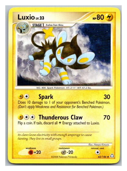 Luxio 62/146 Legends Awakened (Uncommon) (P Condition)