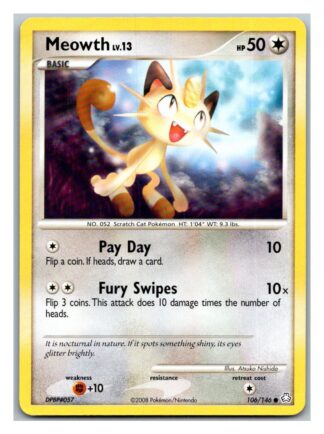 Meowth 106/146 Legends Awakened (Common) (Exc Condition)