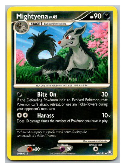 Mightyena 66/146 Legends Awakened (Uncommon) (LP Condition)