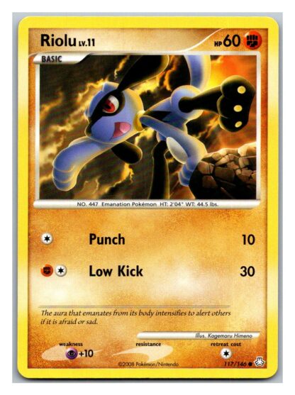 Riolu 117/146 Legends Awakened (Common) (P Condition)