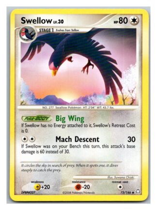 Swellow 73/146 Legends Awakened (Uncommon) (LP Condition)