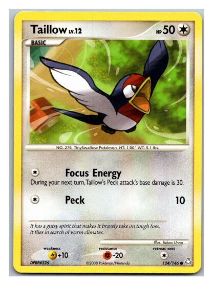 Taillow 124/146 Legends Awakened (Common) (P Condition)