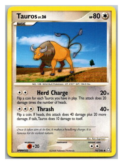 Tauros 74/146 Legends Awakened (Common) (P Condition)