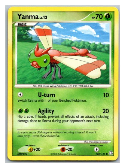 Yanma 128/146 Legends Awakened (Common) (P Condition)
