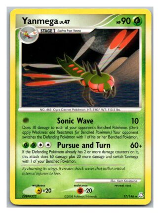 Yanmega 17/146 Legends Awakened (Rare) (Exc Condition)