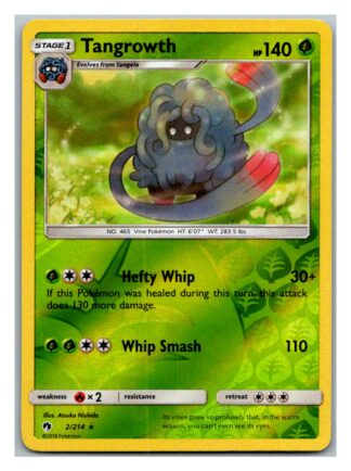 Tangrowth 2/214 Lost Thunder (Reverse Holo) (Exc Condition)