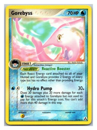 Gorebyss 17/92 EX Legend Maker (Rare) (Exc Condition)
