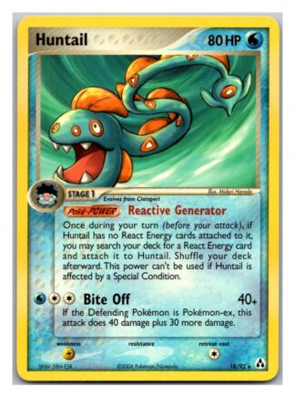 Huntail 18/92 EX Legend Maker (Rare) (Exc Condition)