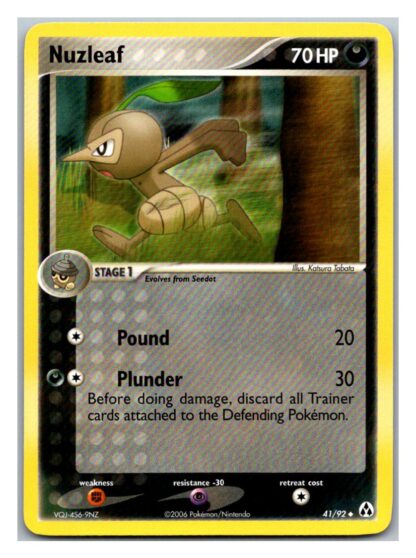 Nuzleaf 41/92 EX Legend Maker (Uncommon) (LP Condition)