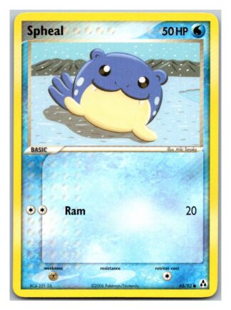 Spheal 65/92 EX Legend Maker (Common) (Exc Condition)