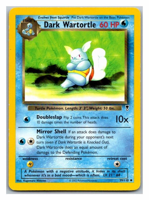 Dark Wartortle 39/110 Legendary Collection (Uncommon) (Unlimited Excellent Condition)