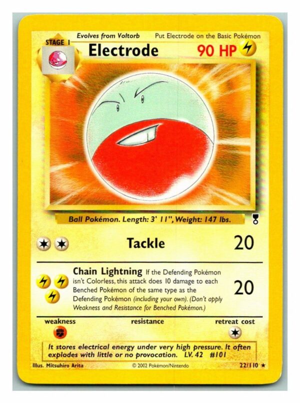 Electrode 22/110 Legendary Collection (Rare) (Unlimited Excellent Condition)
