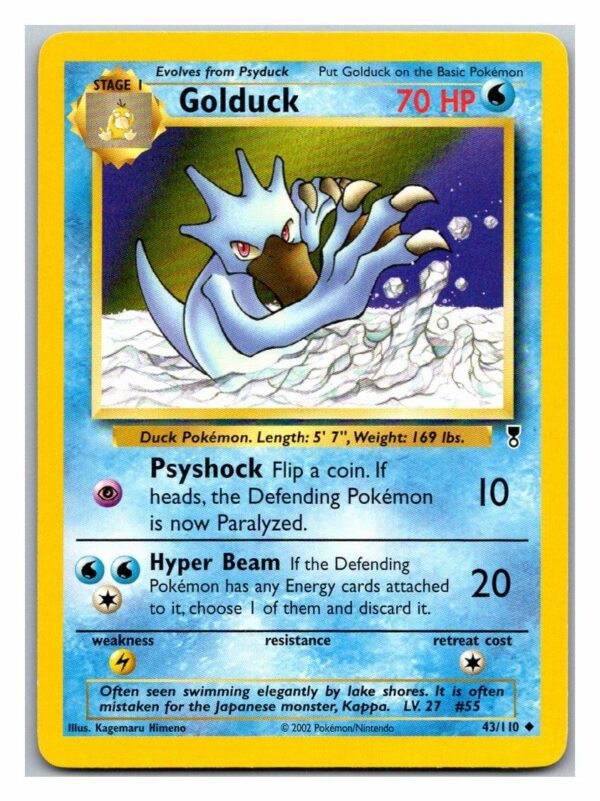 Golduck 43/110 Legendary Collection (Uncommon) (Unlimited Excellent Condition)