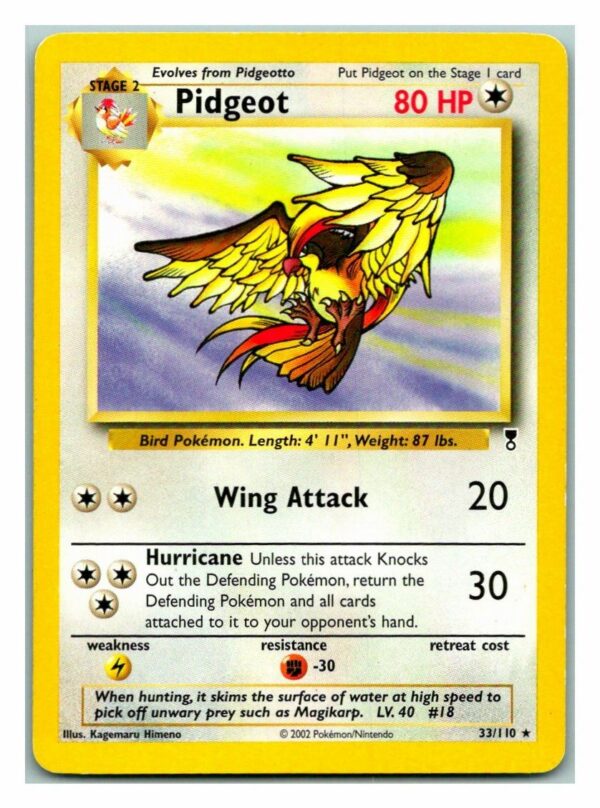 Pidgeot 33/110 Legendary Collection (Rare) (Unlimited Excellent Condition)