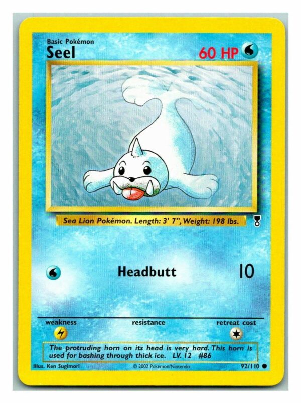 Seel 92/110 Legendary Collection (Unlimited Lightly Played Condition)